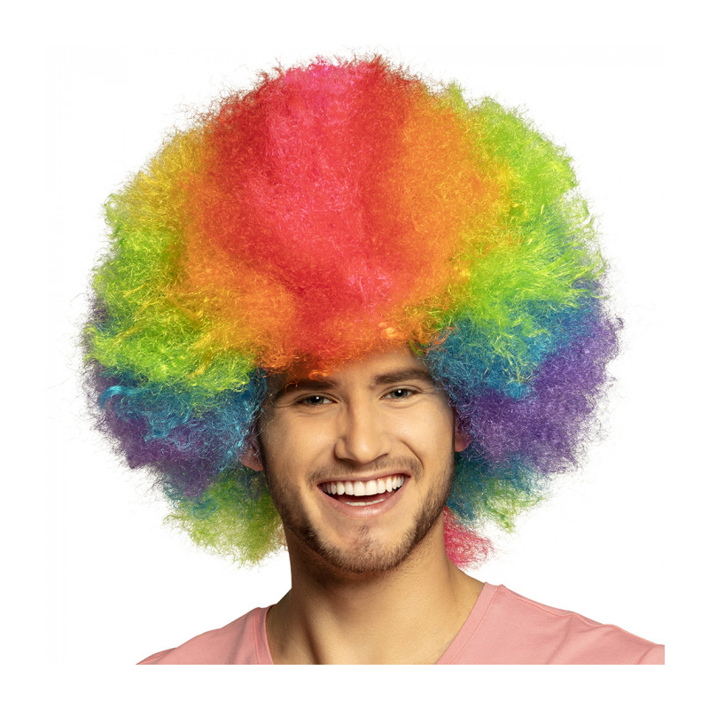 PERRUQUE CLOWN RAINBOW