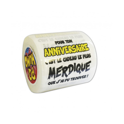 ROULEAU PAPIER WC  ANNIV MERDE