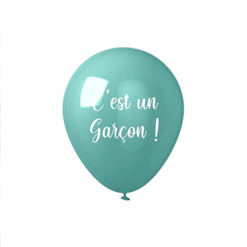 8 BALLONS GARCON GENDER REVEAL