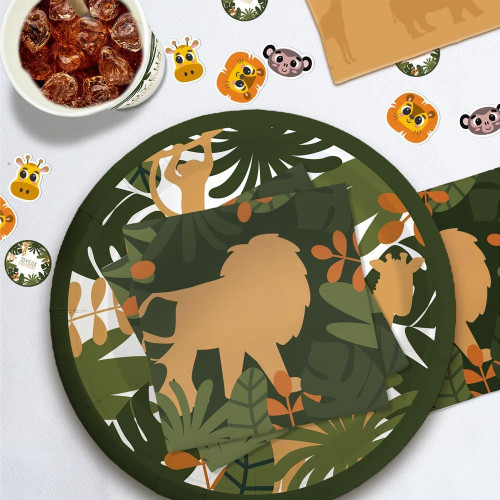 PACK 10 SERVIETTES JUNGLE PART