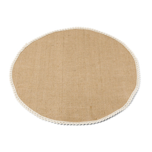 CENTRE DE TABLE JUTE ROND 50C