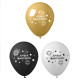 8 BALLONS HAPPY PARTY