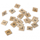 60 LETTRES ALPHABET BOIS 2X2C