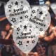 SACHET 6 BALLONS CONFETTIS PARTY