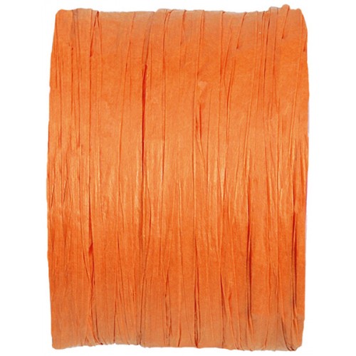 PAPER RAPHIA 20 METRES ORANGE