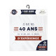 T-SHIRT "40 ANS D'EXPERIENCE" XL