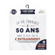 T-SHIRT "50 ANS LA VIE COMMENCE" L