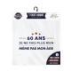 T-SHIRT "60 ANS MEME PAS MON AGE" L