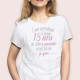 T-SHIRT FEMME "18ANS...JE GERE" M