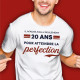 T-SHIRT "20 ANS PERFECTION" L