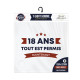 T-SHIRT "18 ANS TOUT EST PERMIS" M