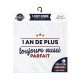 T-SHIRT HOMME "1 AN DE PLUS.." L