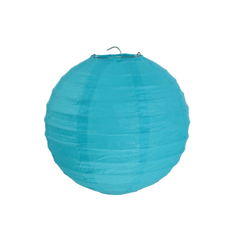 LANTERNE 20CM TURQUOISE