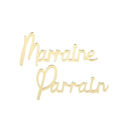 2 DECO PARRAIN/MARRAINE