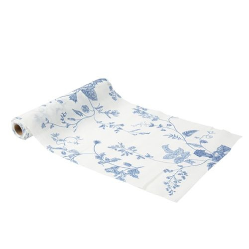 CDT TOILE JOURY MOUSS.BLANC et BLEU