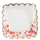 8 ASSIETTES POPPY LOVE COQUELICOT