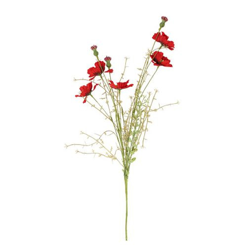 BOUQUET FLEURS DE CHAMPS ROUGE