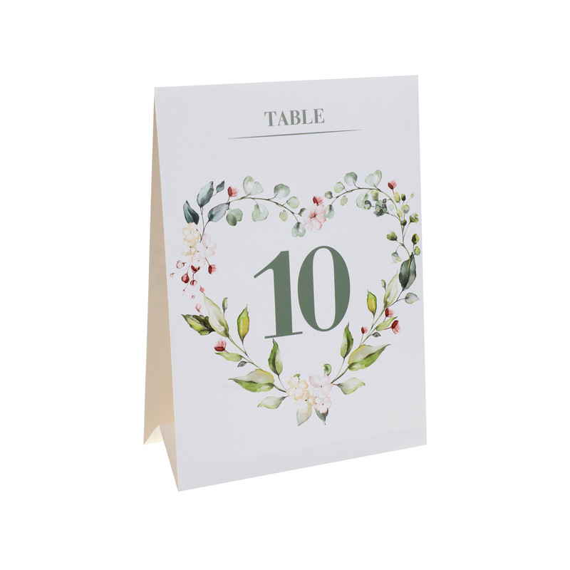 MARQUE TABLE 1 - 10 VERT