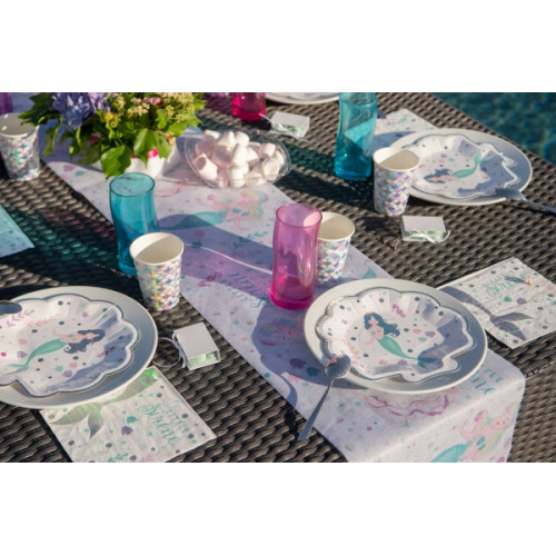 10 ASSIETTES SIRENE IRISE