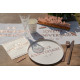10 GOBELETS STAR JOUR BLANC - ROSE GOLD