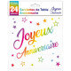 24 SERVIETTES JOYEUX ANNIVERSAIRE MULTICOLORE