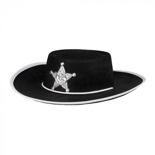 CHAPEAU ENFANT SHERIFF NOIR