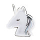 8 ASSIETTES LICORNE PASTEL/OR