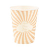 8 GOBELETS BABY NUDE, BLANC ET OR