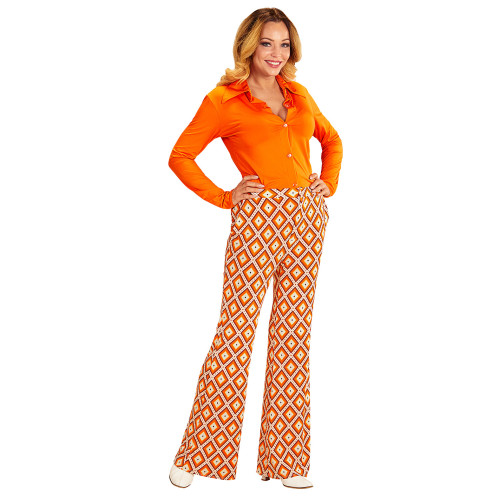 PANTALON FEMME GROOVY 70&#039;S L/XL