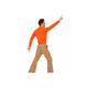 PANTALON ANNEE 70 HOMME L/XL