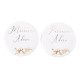 2 BADGES PARRAIN ADORE, MARRAINE ADOREE