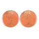 2 BADGES TEAM DU MARIE TERRACOTTA ET OR