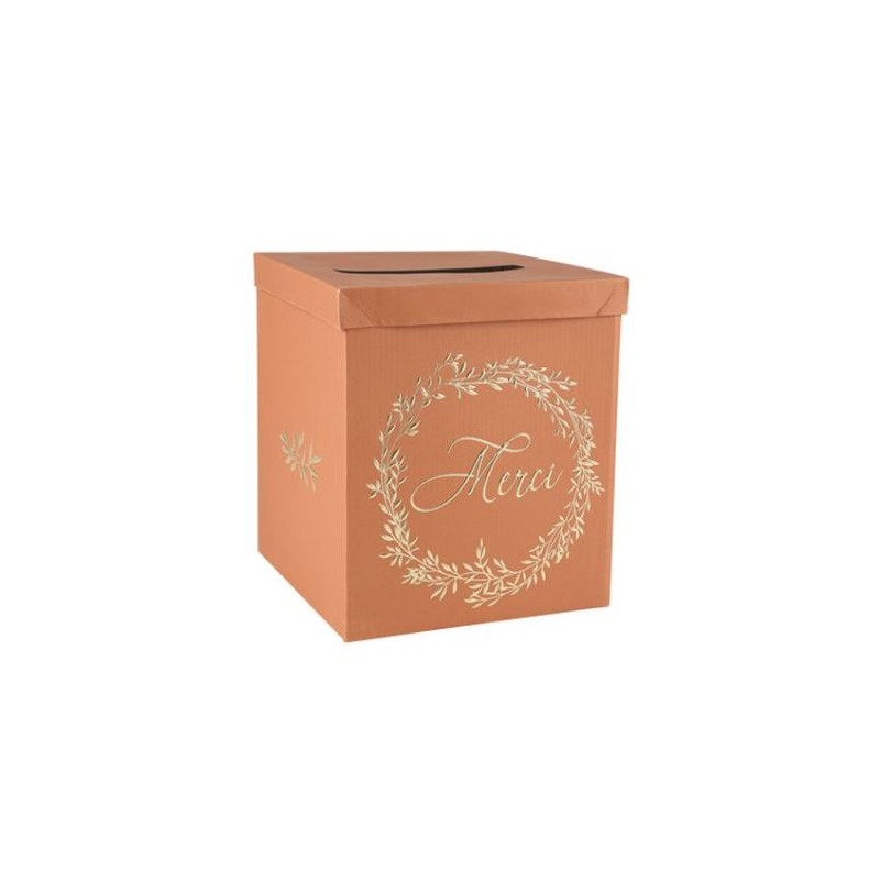 URNE MERCI JOLIS BRINS TERRACOTTA